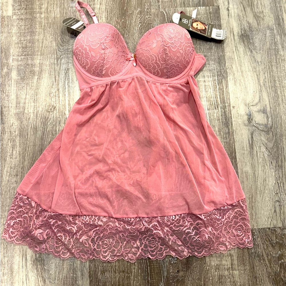 NWT LONG LINE LACE BABYDOLL INTIMATES